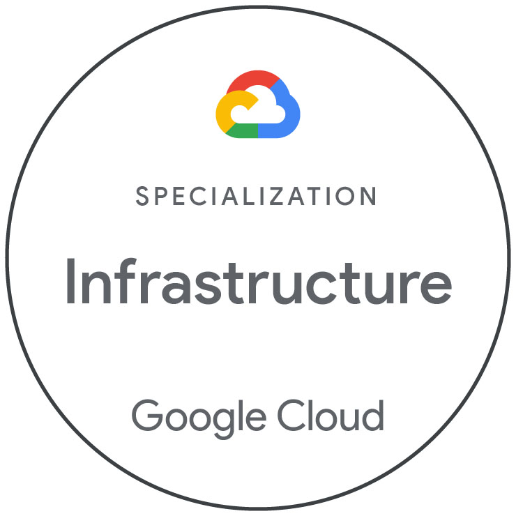 Google Cloud Partner Advantage プログラム -「インフラストラクチャ（Infrastructure）」の スペシャライゼーション認定