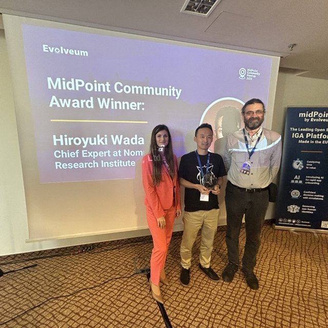NRIの和田広之がMidPoint Community Award 2025を受賞！MidPoint Community Meetup 2025